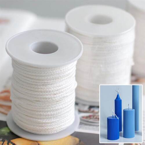 61 Meters/Roll White Candle Wick Cotton Candle Woven Wick Sp