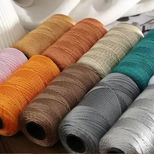 Crochet Yarn 1.5mm/200m DIY Knitting Craft Thread Ice Silk C