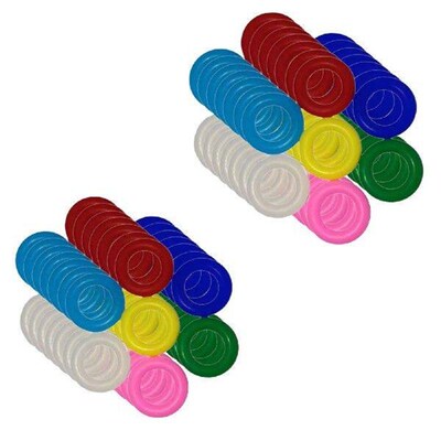 100 Pieces Bird Foot Rings Recognition Ring for Parrots