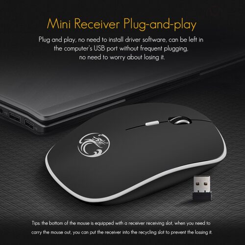 Wireless Mouse Silent Computer Mouse 2.4Ghz DPI Ergonomic