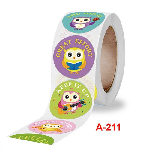 Rewarding Toy Stickers for Kids Teachers Rolled Adhesive Lab