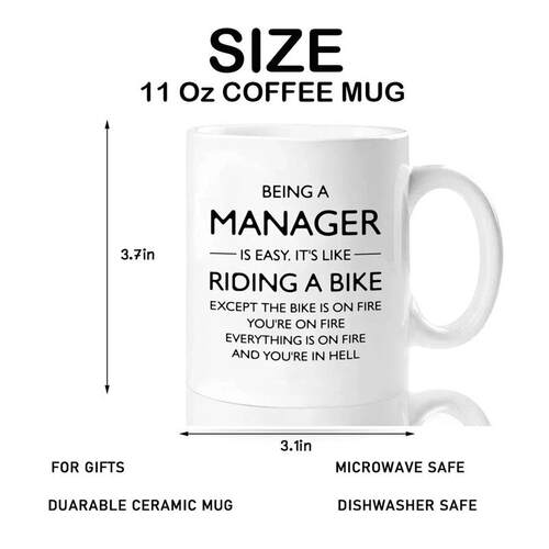 Being A Manager Is Easy Mugs For Manager Gifts for Women Men