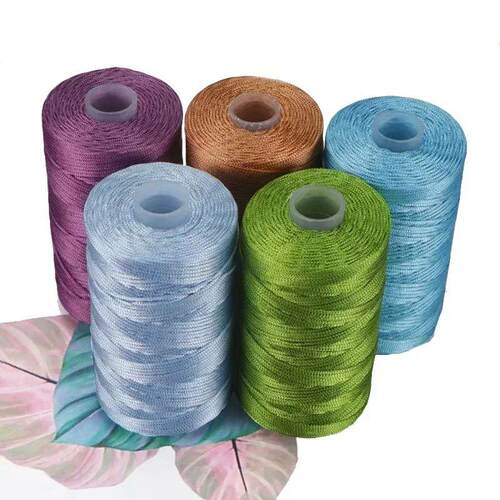 New Summer Crochet Yarn 1.5mm Thin Ice Cotton Thread for Han