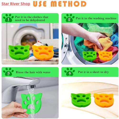 Cat Dog Fur Lint Hair Remover for Laundry Pet Fur Remover Cl