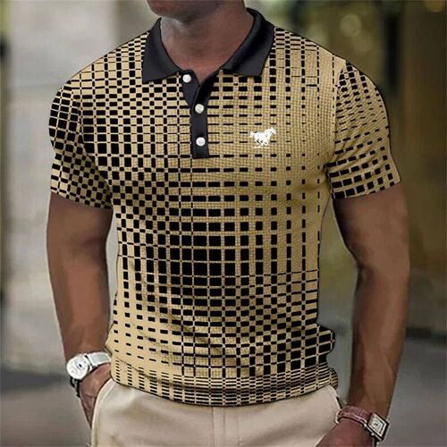 New rending Men Summer Short Sleeve Fashion Casual  Shirt .