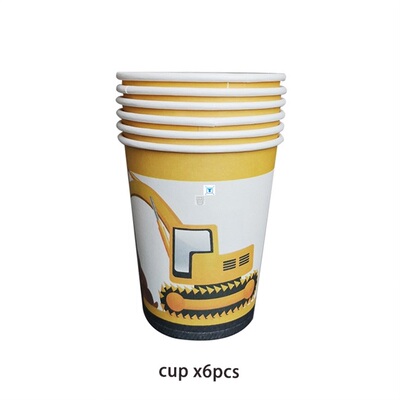 construction vehicle party decorations cars dispble table