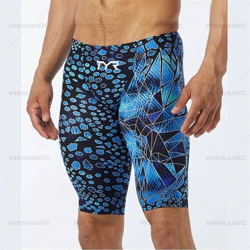 Mens Swim Trunks Lycra Pattern Beach Shorts Quick Dry Mariti