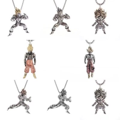 Fashion Personality Yellow Hair Muscular Samurai Pendant Nec