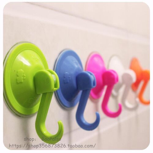 Suction Cup Hanger Hook Mirror Glass Wall Cartoon Suction Cu