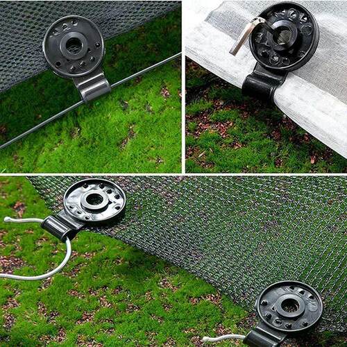 10/100pcs Heavy Duty Lock Grip Plastic Clips Greenhouse Shad
