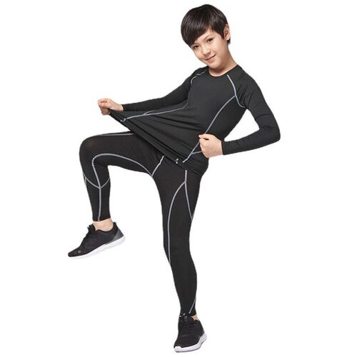 Childrens Tight Clothes Training Clothes Autumn and Winter