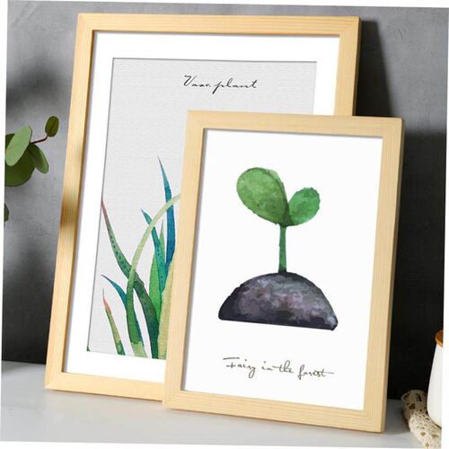 Nordic simple wooden photo frame square picture frames 相框