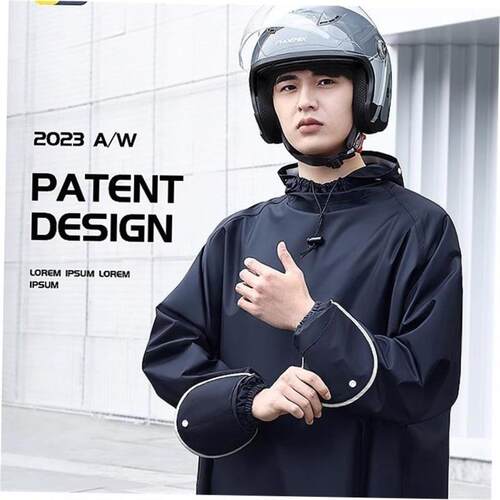 Electric bicycle raincoat motorcycle long rainproof poncho