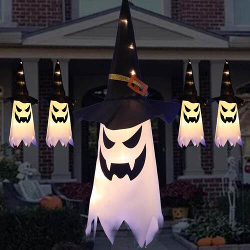 LED Halloween Decoration Flashing Light Gypsophila Ghost Fes