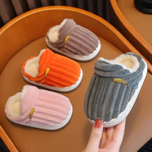 Childrens slippers winter snow boots boys and girls warm co
