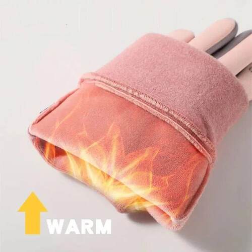 Winter Gloves Women Cycling Bike Thermal Fleece Cold Resista