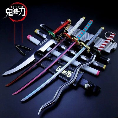 25cm Demon Slayer Katana Swords Alloy Kimetsu No Yaiba Sword