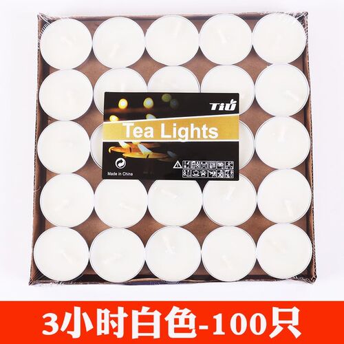 100pcs smokeless candles Boil tea candle tealight lights蜡烛
