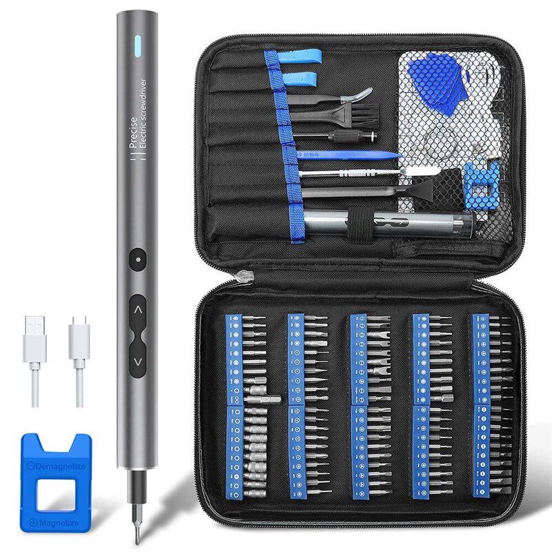 120 in 1 Portable Tool Kits Electric Screwdriver Sets Precis