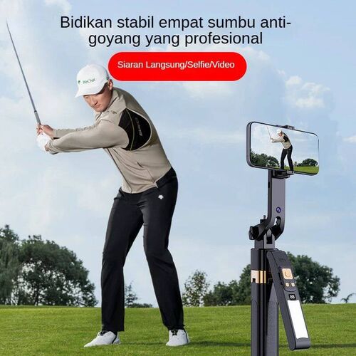 CL12P 180CM Selfie Stick Auto AI Face Tracking Quad Stand 36