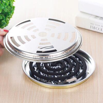 Stainless Steel Mosquito Coil Holder Portable Mosquito Repel