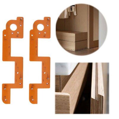 Invisible Embedded Handle Slotting Template Arc Grooving