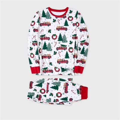 Casual Winter Cotton Parent-child Family Matching Christmas