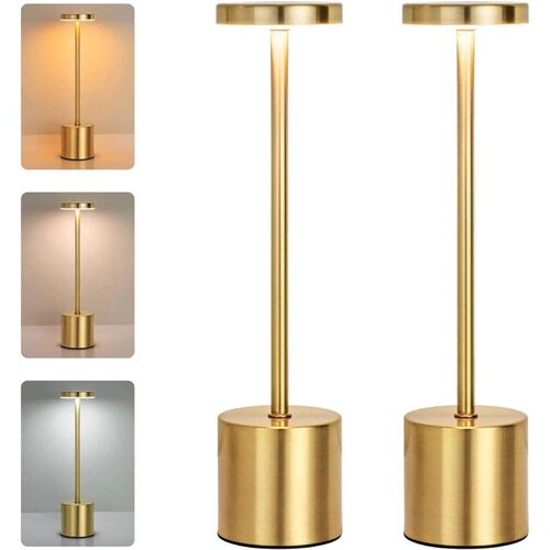 Classic Table Lamp USB Rechargeable Night Light Stepless Dim