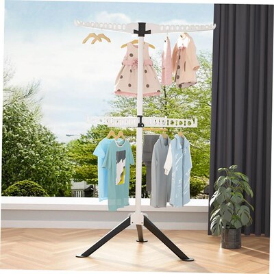 Drying rack folding laundry garment clothes dryer hanger