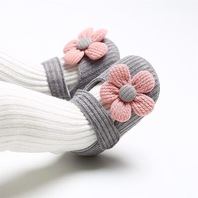 0-18M Baby Girls Cotton Shoes Retro Spring Autumn Toddlers P
