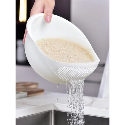 1/3pcs- Colander Rice Bowl Drain Basket Fruit Bowl Washing D