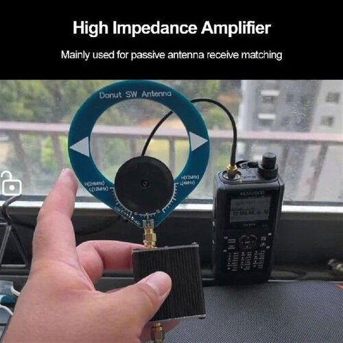 High Impedance Amplifier Donut Antenna 1Hz-300MHz Circular