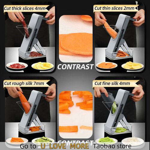 Multifunctional Vegetable Cutter Meat Potato Slicer Carrot G