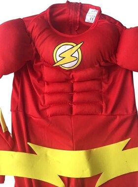 Kostum Cosplay Anak/Balita Mewah Dada Otot Kilat Komik Anak-