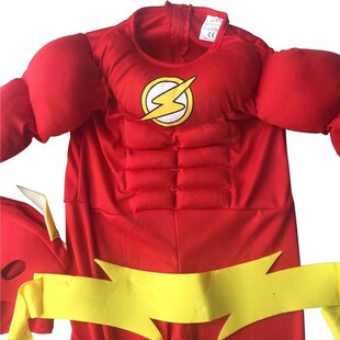 Kostum Cosplay Anak/Balita Mewah Dada Otot Kilat Komik Anak-