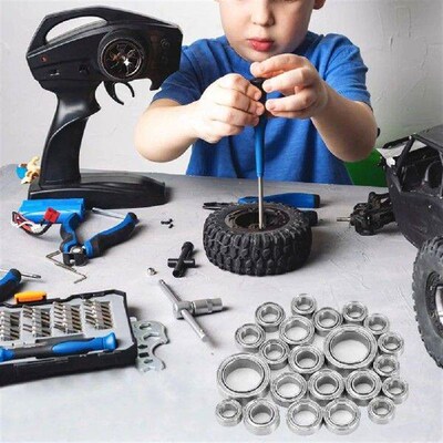 22pcs Wheel Hub Axle Sealed Bearing Kit Steel Sealed