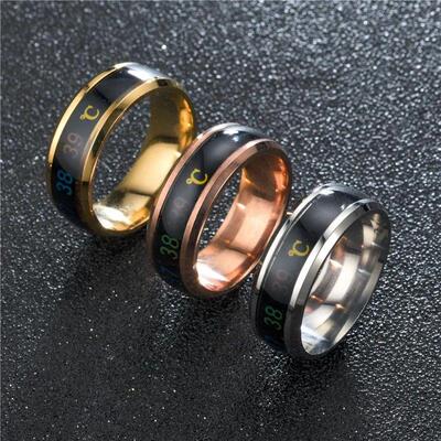 Smart Stainless Steel Multifunctional Ring For Couples Mood