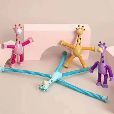 Pop Tube Sensory Toys Novelty Spring Fidget Toy Sretch Tube