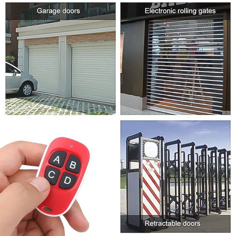 10/5pcs Wireless Copy Remote Control 433MHz Electric Garage