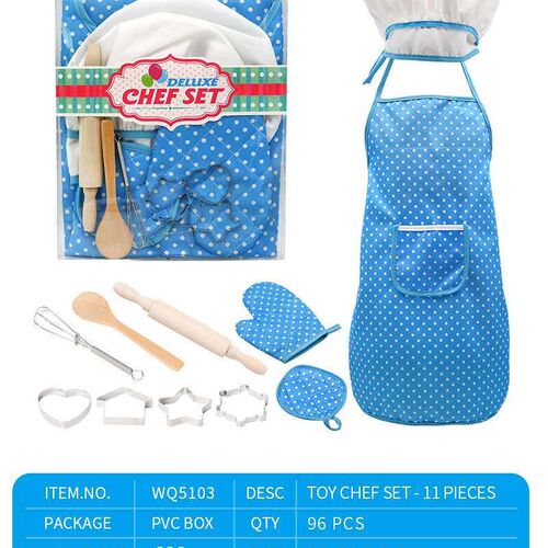 Childrens Play Kitchen aking Toy Cooking Cooking Cake Apron