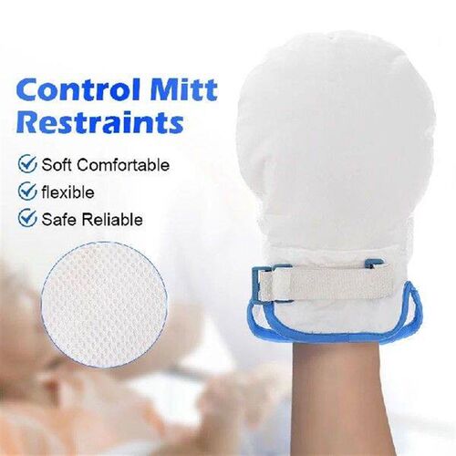 Control Mitt Restraints Patient Hand Protector Prevent Harm