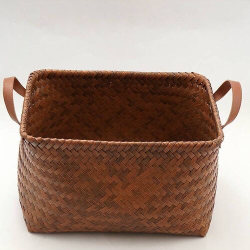 Hand-woven storage basket toys clothes sundries small box
