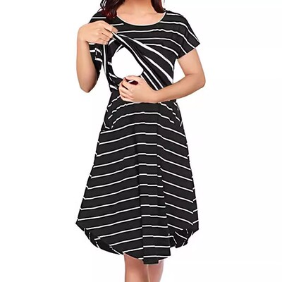 2025 Striped Multi-functional Striped Maternity Mother Breas