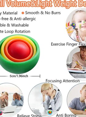 3D Rotation Ball Fidget Gyro Sensory Toys for Kids Teens Adu