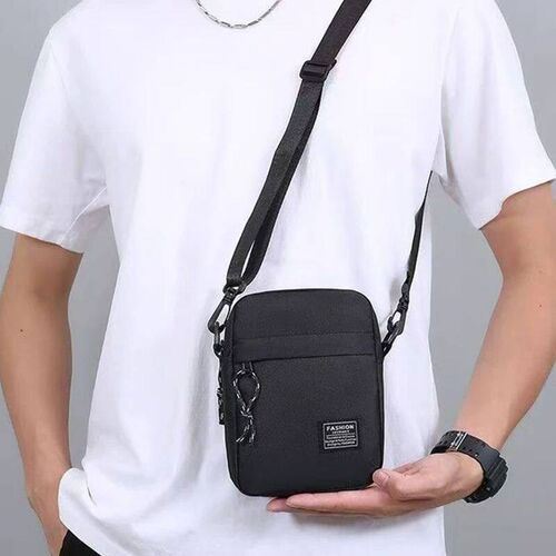Mens bag, available in single shoulder or cross-body design