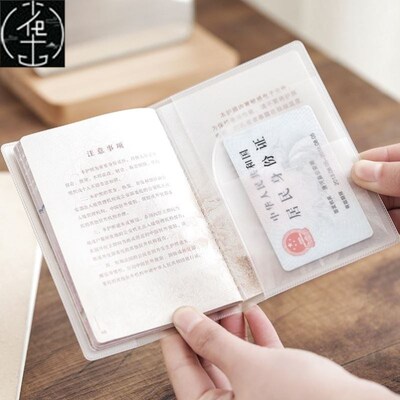 5pcs护照保护套 passport cover passport holder case pvc