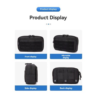 EDC Molle Tactical Pouch Waist Pack Compact Utility Pouches
