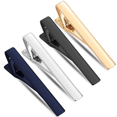 malist Tie Clip for Men Metal Flat Tie Clip To Man Shirt Bus