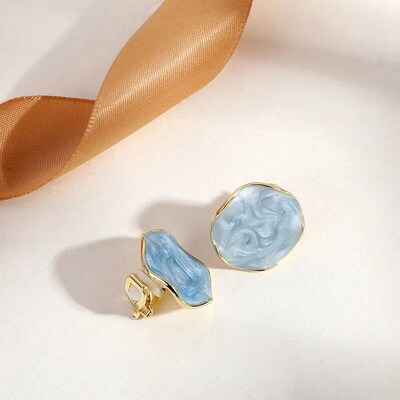 Womens Pearl Ear Clip Without Ear Hole Korean Edition Short