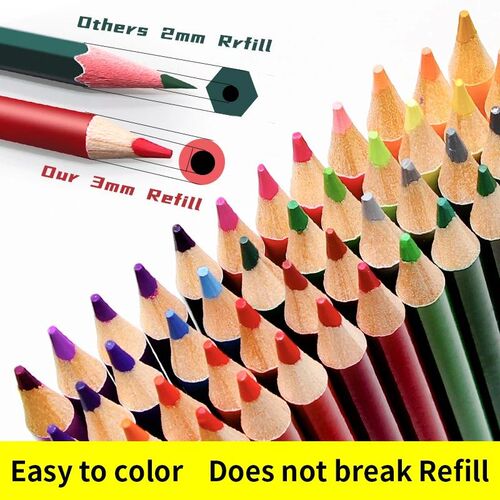 48/120/160/150/180 Professional Oil Color Pencil Soft Wood W